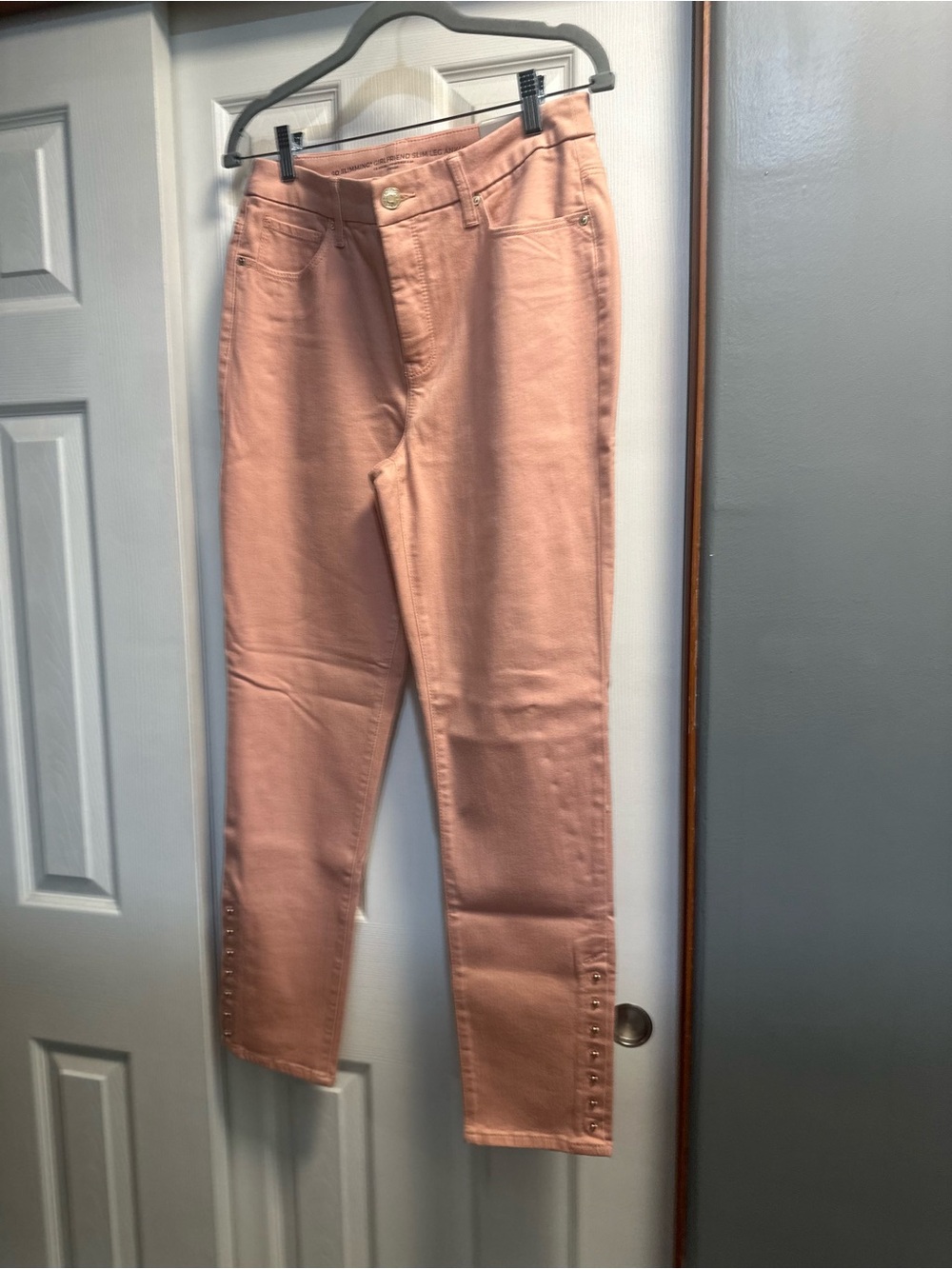 Chico's Rose Peachy Pink Ankle Skinny Jeans